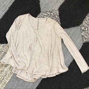 We The Free Raw Hem Sweater Tunic Shirt